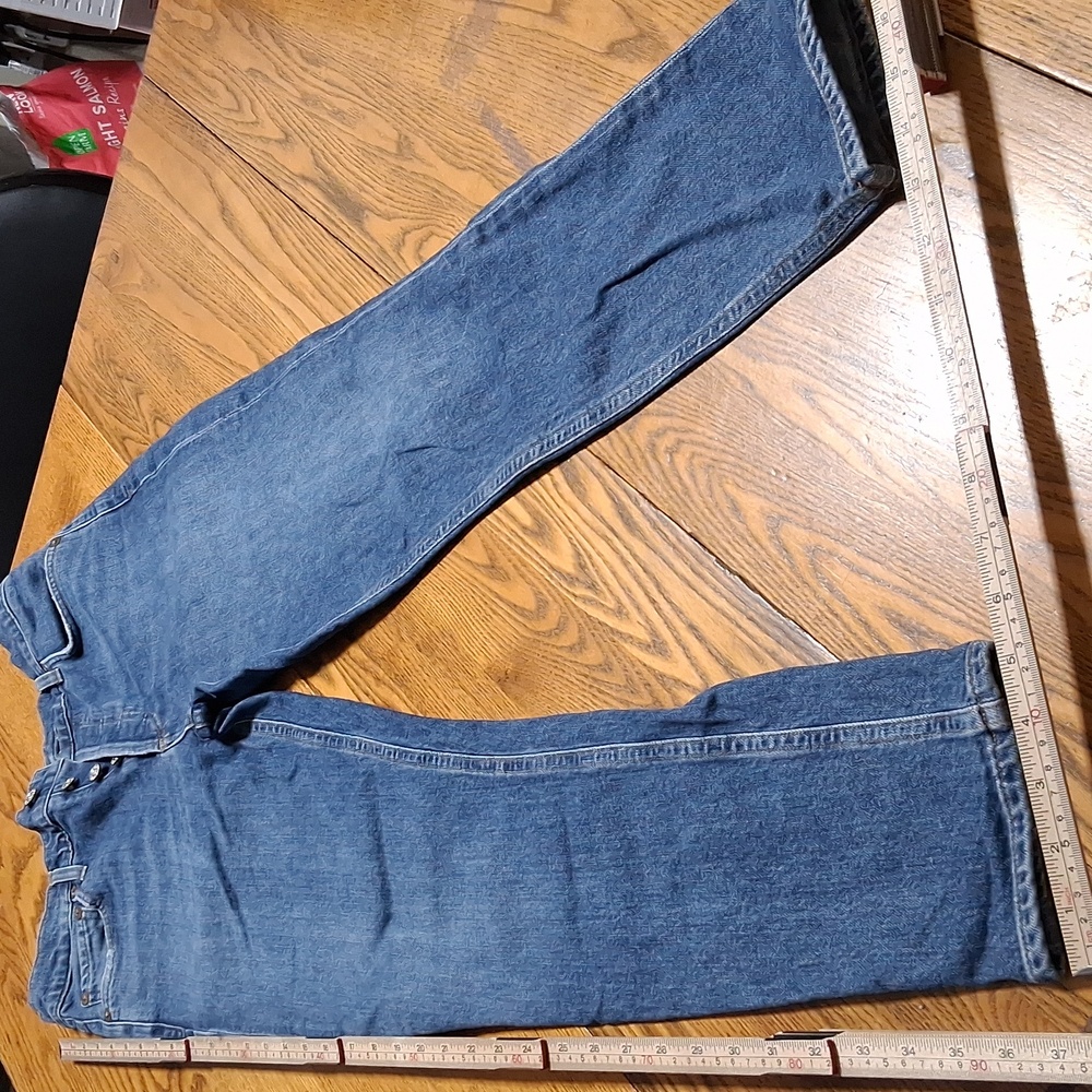 AGOLDE Jeans Womens 28 BLUE BUTTON FLY NICO High Rise Ankle Preowned Pants Used